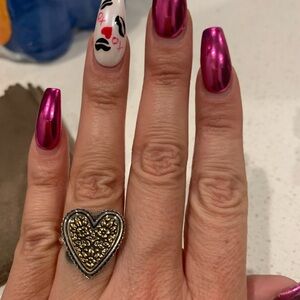 James Avery Two-Tone Heart Ring